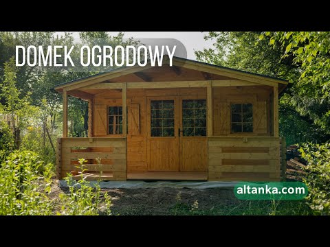 Montaż domku ogrodowego z tarasem 5x6 m – Przestrzeń do relaksu w Twoim ogrodzie! 🌿🛠️
