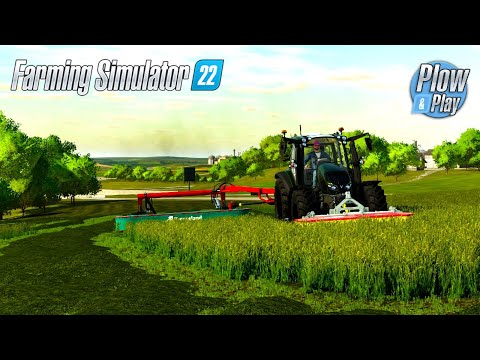 FPV Baling Field No. 18 on "Elmcreek" | Farming Simulator 22 Contracts | Plow And Play
