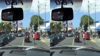 Drive from Jaco to Nativa Resort in Tarcoles, Costa Rica in 3D (Sony HDR-TD30V)