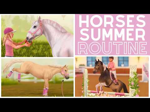 My Horses Summer Routine! | Star Stable Realistic Roleplay