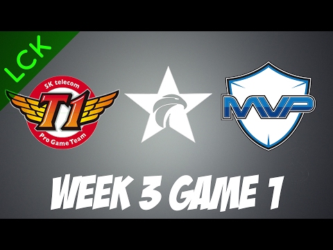 SKT vs MVP | Game 1 | HIGHLIGHTS | LCK W3D3 2017 Spring split