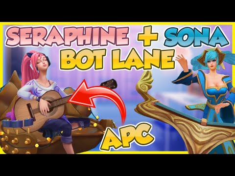 🌼🎶 INDIE SERAPHINE AND SONA JOIN FORCES IN THE BOT LANE | PBE Skin Showcase | Erick Dota