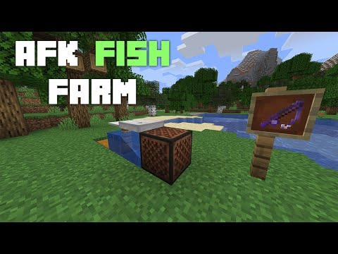 Insane AFK Fishing Farm in Minecraft!