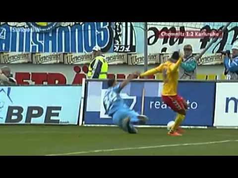 Chemnitzer FC - Karlsruher SC 1:2 03.11.2012 Alle Tore