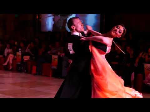 Ivan Romanov and Katya Ivahno-Kalinuka / Foxtrot / California Open 2018