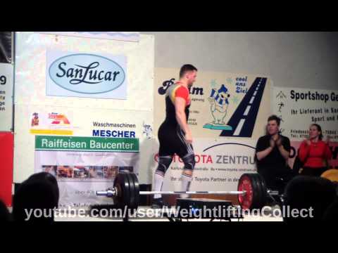 Robert Oswald KSV Durlach Bundesliga Gewichtheben 2014 03 08