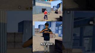 new player 🔥 vs old player ☠️🤣 #freefire #shorts