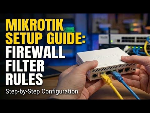 🔐 MikroTik Firewall Filter Rules Explained | Secure Your Router Against Attacks