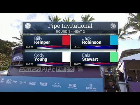 Men's Pipe Invitational Round One, Heat 2