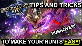 Monster Hunter Rise: MAKE HUNTS And MONSTERS EASIER!