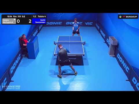 13:15 Vadym Nechyporuk -  Serhii Zemiantsev 08.08.2023 TT Euro.Cup Ukraine  Star. Table 4
