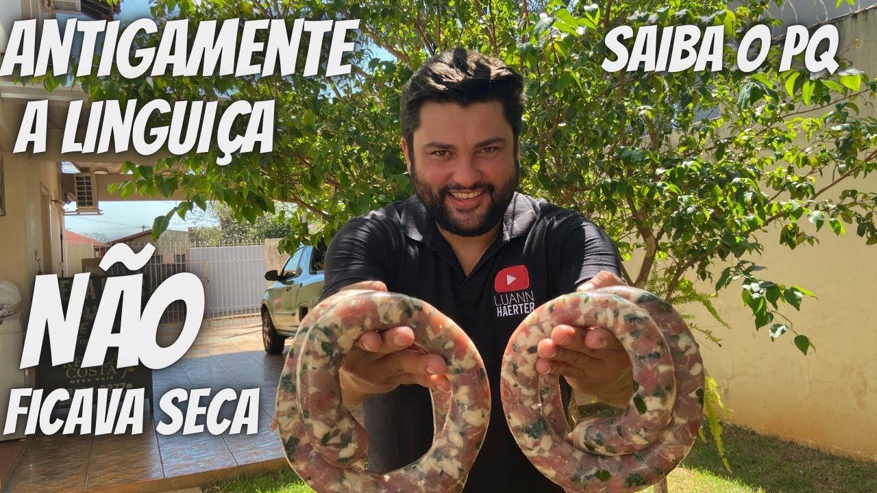Como fazer linguiça com muita suculência | receita de antigamente!