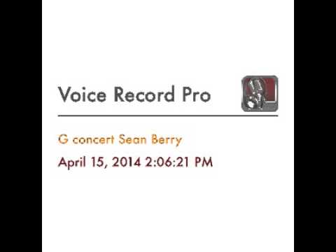 G concert Sean Berry