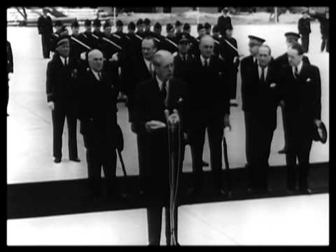 Krushchev, MacMillan and Ike arrive for Paris summit with DeGaulle 1960