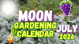 Moon Gardening Calendar July 2026: Best Days for Garden Care