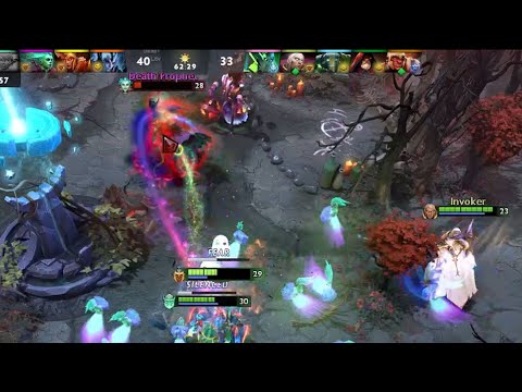 GORGC Troll Warlord just got OMEGA BAITED by GIGACHAD Death Prophet so HARD he forgot to DEFEND base