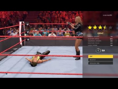 WWE 2K22 - Play Match 202 - Stacy Keibler VS Black Canary