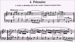 RCM Piano 2022 Grade 3 List A No.6 Bach Polonaise in G Minor BWV Anh.119 Sheet Music