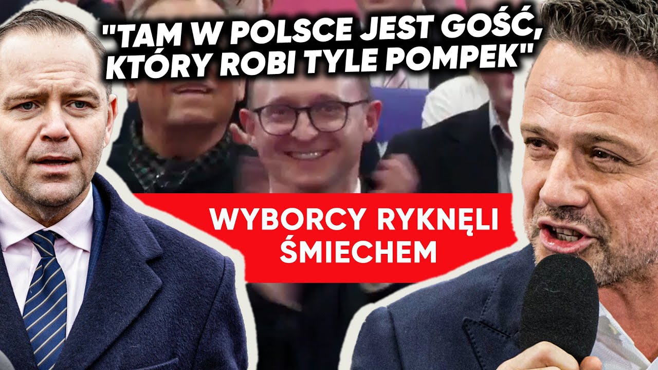 "Zastanawiam się, czy Trump…". Trzaskowski zakpił z Nawrockiego. Wyborcy ryknęli śmiechem