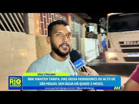 Moradores do Alto de São Miguel estão há quase 90 dias sem água e denunciam descaso da BRK