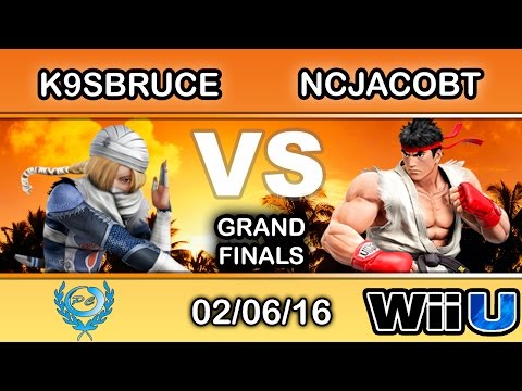 Peoples Champ - K9sBruce (Sheik) Vs. SCB | NCJacobT (Ryu) Grand Finals - Smash Wii U