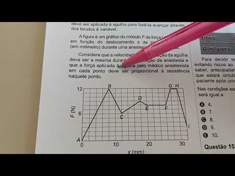 Q151 Matemática ENEM 2019 (amarelo): Na anestesia peridural como a usada nos partos o médico anestes