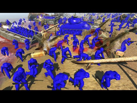 The Bloody Blue Army D-DAY Beach Invasion! - Army Men: Civil War S3E7