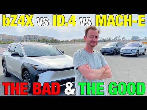Ford Mustang Mach-E vs. VW ID.4 vs. Toyota bZ4X