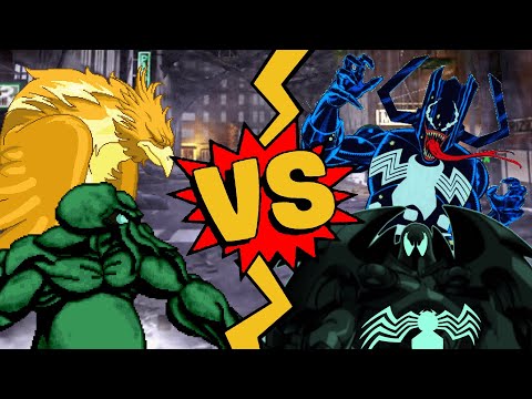 M.U.G.E.N Battles | Phoenix Force/Cthulhu vs Symbiote Galactus/Symbiote Onslaught
