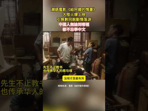 記者 梅花新聞網 陳素貞/綜合報導 | 《給阿嬤的情書》17天破3億人民幣　以潮汕鄉愁裹住觀眾濃烈共 ｜ 梅花新聞網