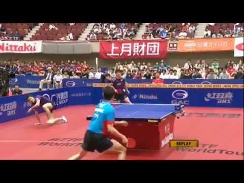 Incredible Table Tennis Rally  at #ITTFWorldTour 2014 Japan