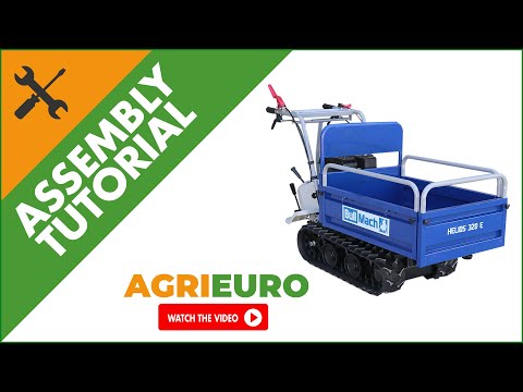 BullMach Helios 320 E Tracked Power Barrow - Extandable Manual Barrow 320 Kg - Assembly tutorial