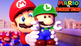 Mario vs Donkey Kong 2-Player Co-op - Full Game Walkthrough