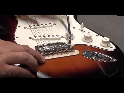 Floating a Tremolo on a Fender Stratocaster - it's not that hard to do!  You need a magic stick...