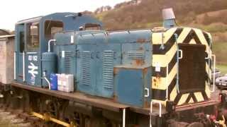 preview picture of video 'Llangollen Railway 5.4.2014 - 03162 Class 3 at Carrog Station'