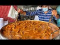 Huge 200Kg Gravy Chaap Making😱😱 दिल्ली की सबसे मशहूर सोया चाप👌