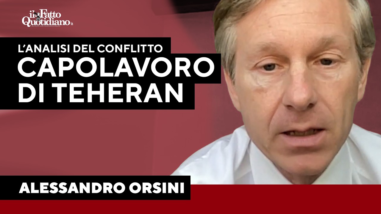 Orsini: “L’Iran ha compiuto un capolavoro strategico. Ecco perché Israele non vuole la pace”