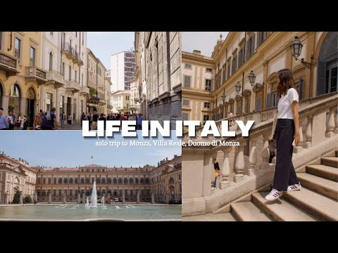 Things to do outside Milan: my solo trip to Monza Italy | Visiting Monza Villa Reale | Life in Italy