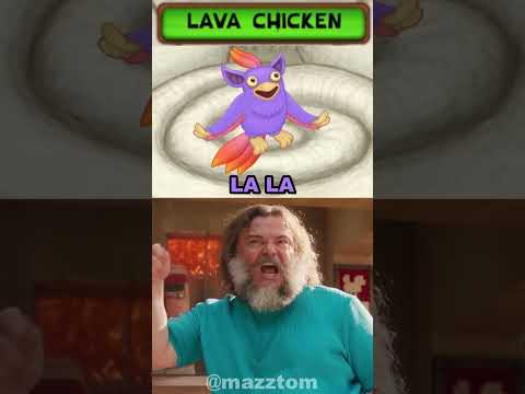 🔥🍗Steve's LAVA CHICKEN! x My Singing Monsters #msm #mysingingmonsters #shorts #minecraft