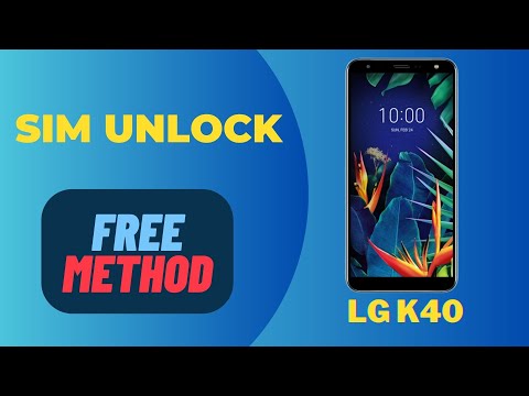 LG K40 Unlock Code LG K40 Network Unlock LG K40 Carrier