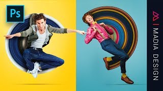 포토샵 원형 픽셀 스트레치 효과[포토샵]