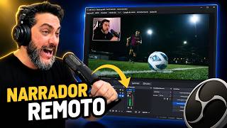 Como ter Narrador e Comentarista Remoto no OBS Studio (De qualquer Lugar!!!)