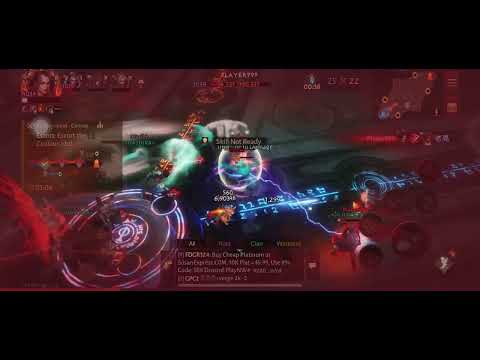 Diablo Immortal - Necromancer Game play - almost unkillable , easy kills DOT DAMAGE