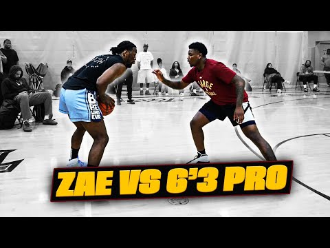 I Played a 6’3 Pro in Front of His WHOLE GANG!! Zae vs Clark 1v1 (LA)