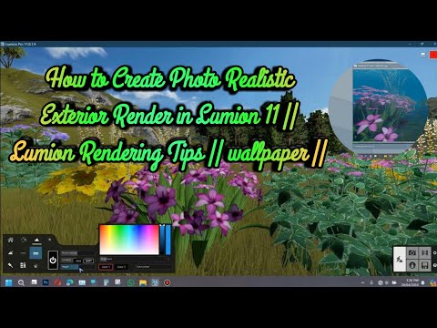 How to Create Photo Realistic Exterior Render in Lumion 11 || Lumion Rendering Tips || wallpaper ||