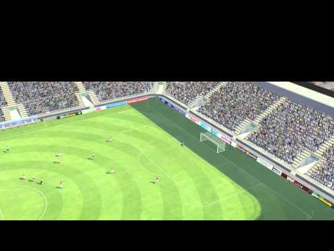 FM13 Roland Lamah 69 metre goal FM 13