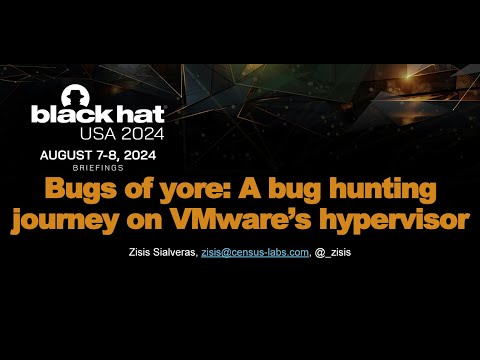 Bugs of Yore: A Bug Hunting Journey on VMware's Hypervisor