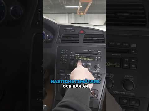 Volvos hemliga meny - få digital hastighetsmätare (HU-603)