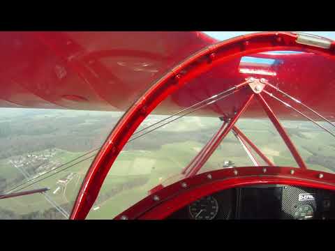 Pitts S-1 Aerobatics (Onboard Helmet Cam)