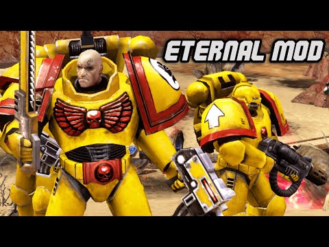NEW ETERNAL MOD 2023: Imperial Fists & Dark Angels vs Chaos! - WH40k: Dawn of War 2: Retribution